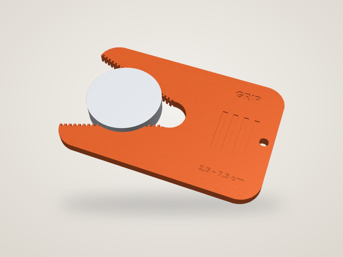 Potopener Grip, 3D-geprint door Laagje Erbij